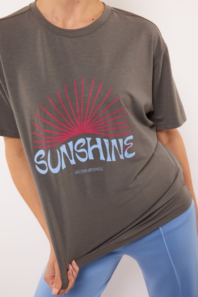 Fluresk Acacia T-shirt Grijs – T-Shirts van Fluresk, kleur XS, maat | JoAnnco