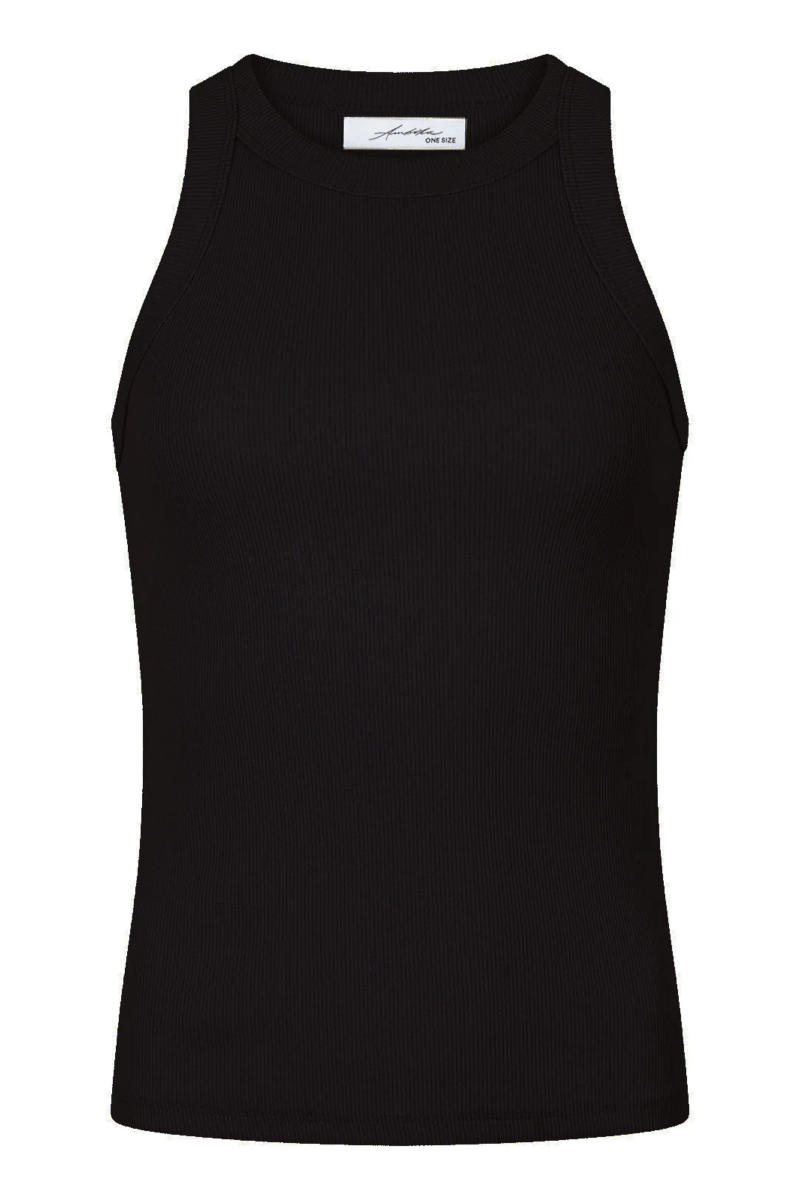 Ambika Jade Zwarte Tanktop – Tops van Fluresk, kleur One Size, maat | JoAnnco