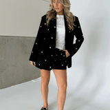 Ambika Love Zwarte Short met Hartjes – Shorts van Ambika, kleur L, maat | JoAnnco