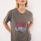 Fluresk Acacia T-shirt Grijs – T-Shirts van Fluresk, kleur XS, maat | JoAnnco