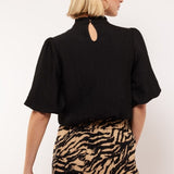 Fluresk Geneva Top Zwart – Tops van Fluresk, kleur XS, maat | JoAnnco